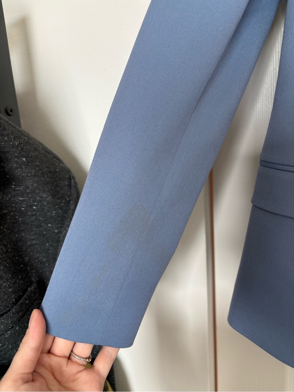 Light Blue Double-Breasted Blazer and pants - Topshop size 2 - Picture 2 of 8